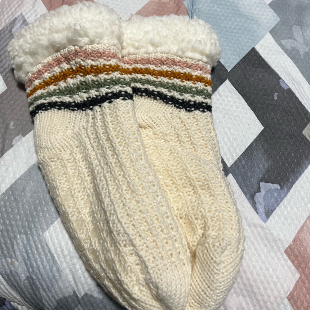 Warm fuzzy socks